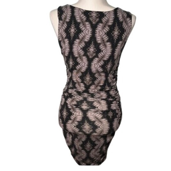 TART Womens Dress Small Sleeveless Black Gray Twist Front Casual Party‎ EUC - Picture 9 of 9